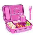 Bento Box Adult Lunch Box Kids (Red lily)