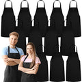 12 Pack Bib Apron (Black)