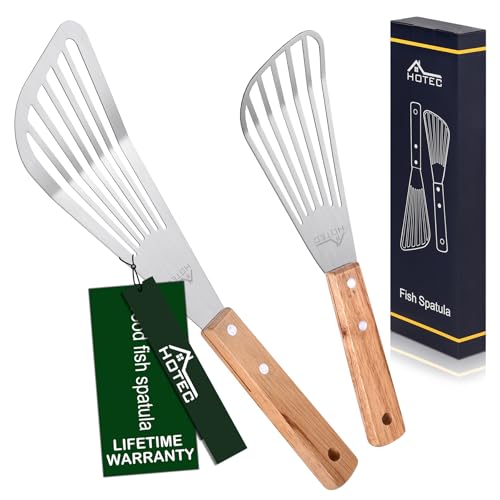 2 Pack Stainless Steel Fish Spatula (Little+Large)