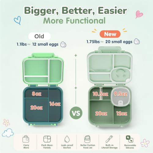 Bento Box for Kids (Dusty Green)