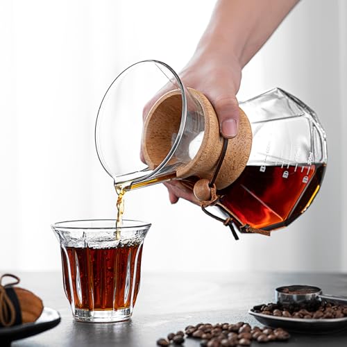 Pour Over Coffee Maker Set (Set with Kettle & Grinder)