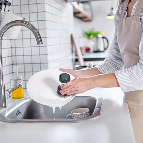 Dish Brush Dish Scrubber & Dish Scrub Brush for Kitchen Sink