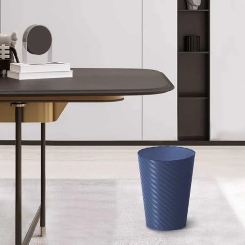 Bathroom Trash Can 3 Pack (Blue & White & Grey- 3 Pack)