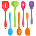 Silicone Cooking Utensil Set of 7 (Multicolor)