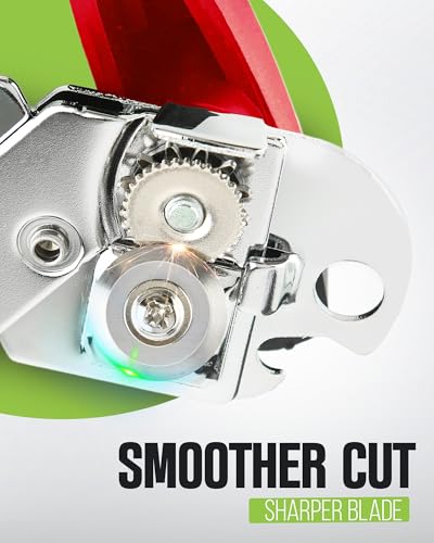 Multifunctional Can Opener Manual (Red)