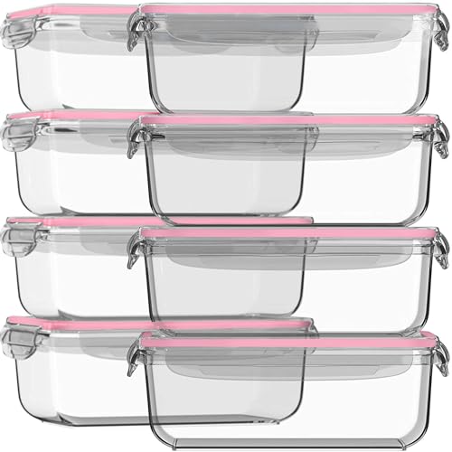 16 Pc Set of 8 (Pink)