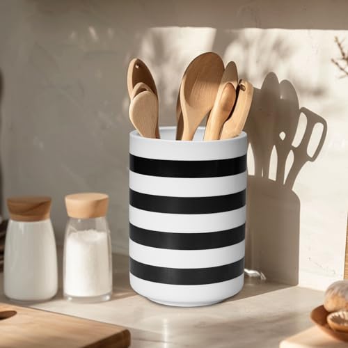 Kitchen Utensil Holder (Minimalist stripes)