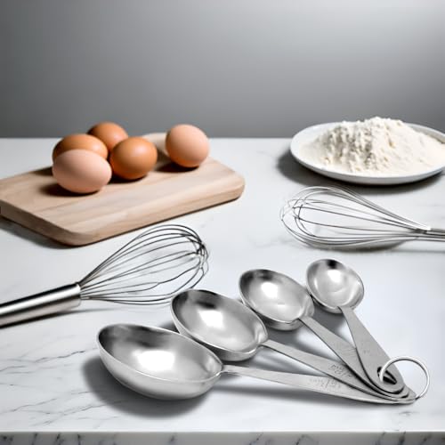 MPC4 4 Piece Stainless Steel Measuring Scoop Set (9 inches long)