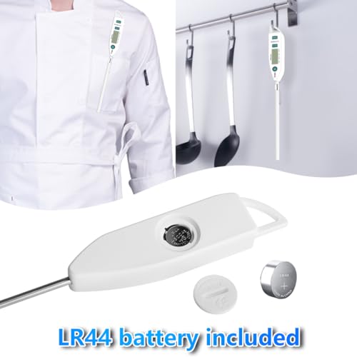 Digital Water Thermometer for Liquid (White)