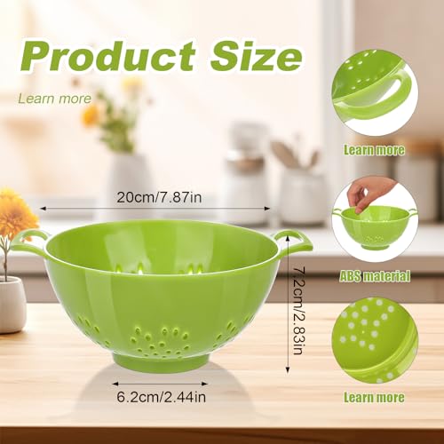 4 Pack Small Colander Bowls (Warm)