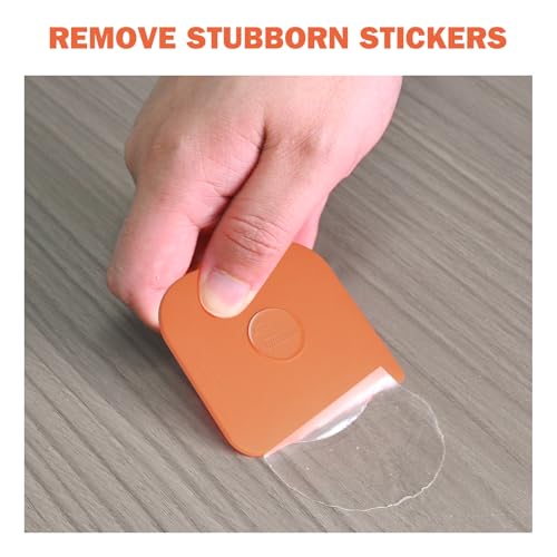 Pan Scraper 10Pcs Pot & Dish Scraper Plastic (10 Pcs / Orange)