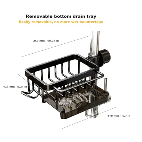 Sink Organizer Rack (Black / Left)