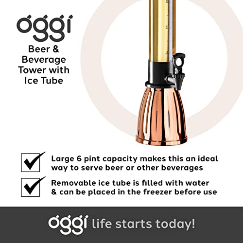 Beer Tower 3L (Beer Dispenser Copper / Stainless Steel)