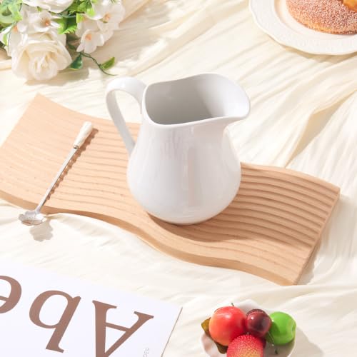 1 Pcs 32 oz Ceramic Creamer Pitcher with Handle (32 oz)