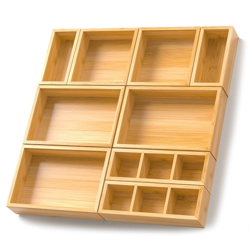 Bamboo Drawer Organizer