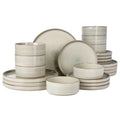 Stellar 24 Piece Stoneware Dinnerware Set (Matcha Green / Service for 8 (Standard Dinner Set))