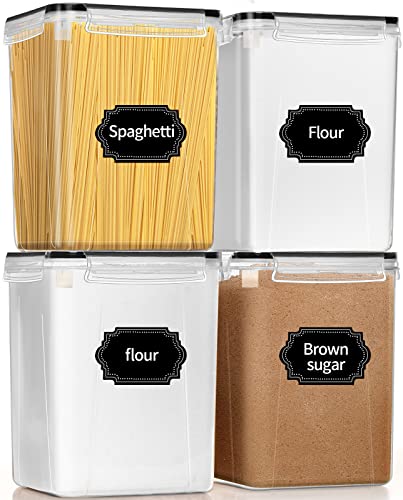 Large Airtight Food Storage Containers 5.2L (Black / 5.2 l)