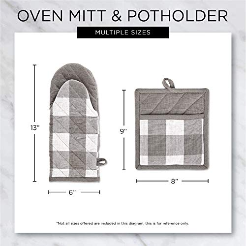 Buffalo Check Kitchen Collection (Oven Mitt / Black & White)