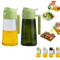 16 Oz 470 Ml Oil Dispenser For Kitchen Spray (green+green)