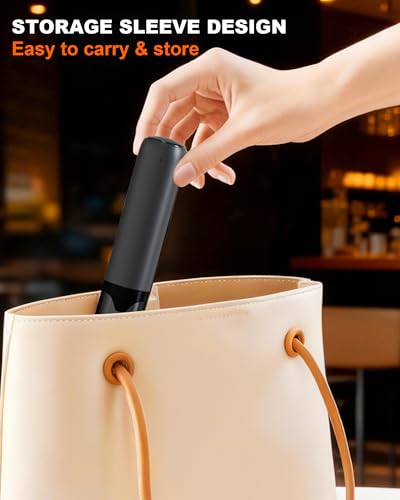Rechargeable Milk Frother Handheld Foam Maker (Satin Black)