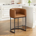 26" H Counter Height Bar Stools Set of 1 (Walnut Brown / Set of 1)