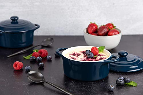 Mini Cocotte Lids (Navy)