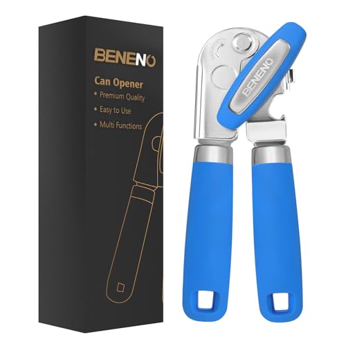 Heavy Duty Hand Can Opener Manual with Magnet (Klein blue)