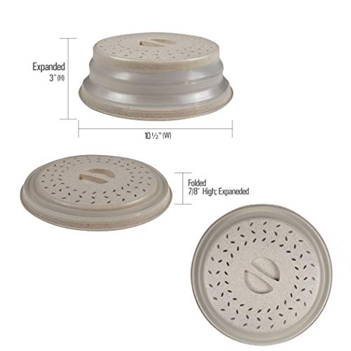 Beige Eco Collapsible Splatter Shield (Beige)
