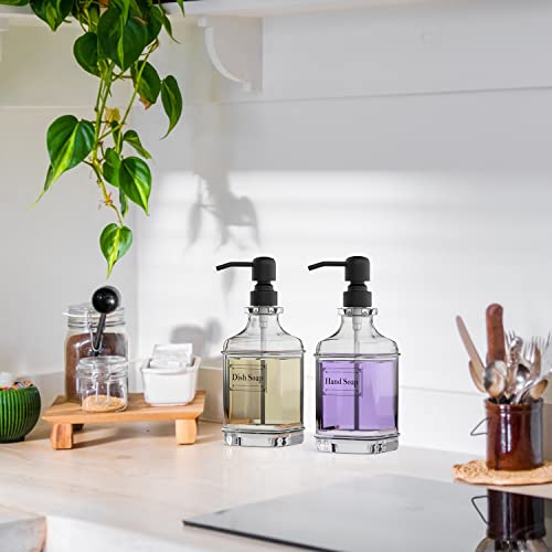 2 Pack Soap Dispenser (Black)