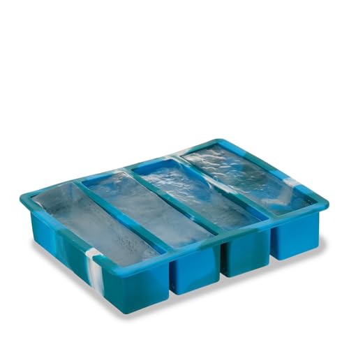 Ice Cube Tray (Blue Marble / 5-inch Long Cubes)
