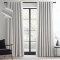 102 Inches Long Custom Blackout Linen Curtains (Grey Beige / 52"W x 102"L (Pack of 2))