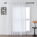 White Curtains 84 Inch Length for Living Room (100"W x 84"L (Pack of 1) / White)