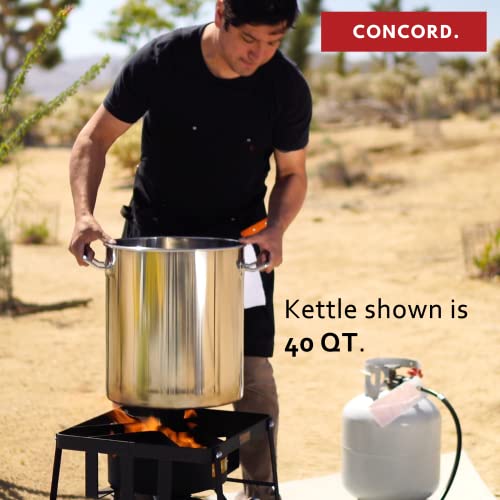 Concord 180 Quart Stainless Steel Stock Pot Cookware (180 Quarts)