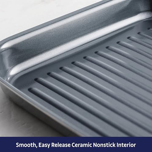 Utsava Tri Ply Clad Stainless Steel 10 (Grill Pan / 10-Inch)