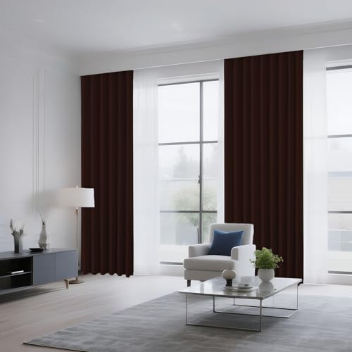 Chocolate Blackout Curtains Customize (Chocolate / Customsize)