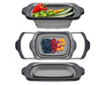 Gray Collapsible Silicone Over (Gray)