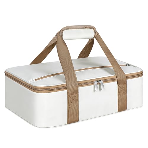 Insulated Casserole Carrier (16x10x4 in / Beige)