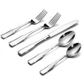 Kate 40 Piece Silverware Set (Silver / 40 pieces for 8)