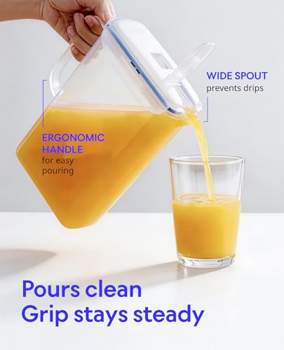 Aqua Fridge Door Water Jug (64 Ounces / Yellow)