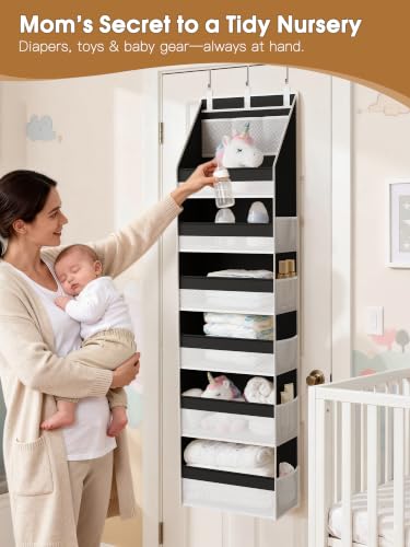 Over the Door Organizer (Black / 1 PACK)
