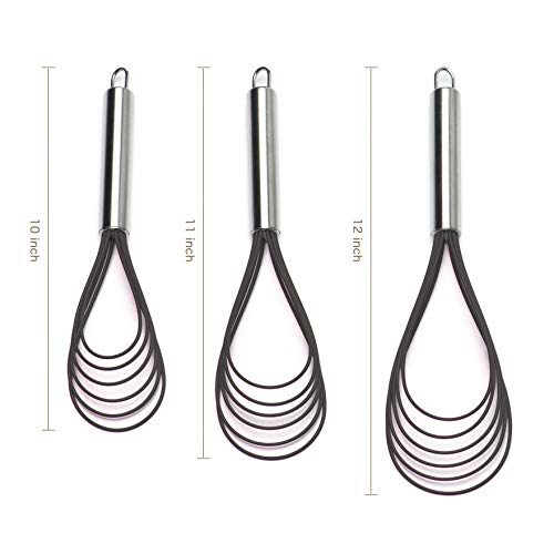 Flat Whisks Stainless Steel (Gray)
