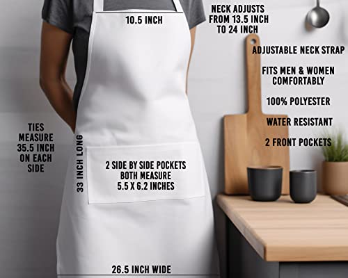 Floral Chicken Rooster Baking Apron (Adult Apron)