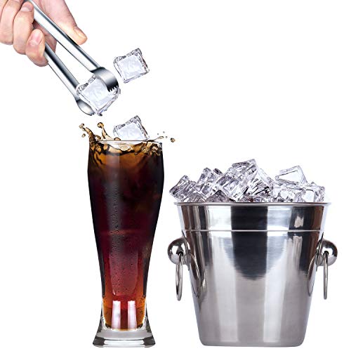 12 Pieces Sugar Ice Tongs Stainless Steel Mini Serving Appetizers Small Kitchen Tongs for Tea Party Coffee Bar Kitchen (Silver)