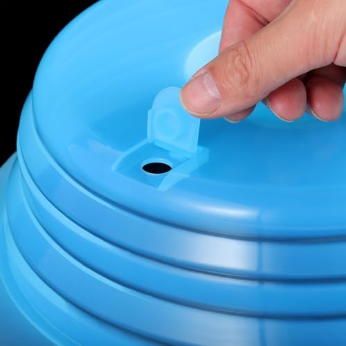 Collapsible Silicone Microwave Plate Cover Splatter Guard (11" / Blue)