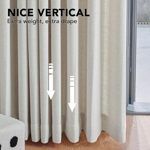 Sheer Curtains (Cream White/Sheer / 50"W x 84"L (Pack of 2))
