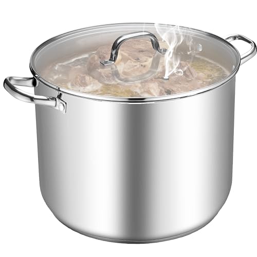 Stainless Steel Stock Pot (24 Quarts)