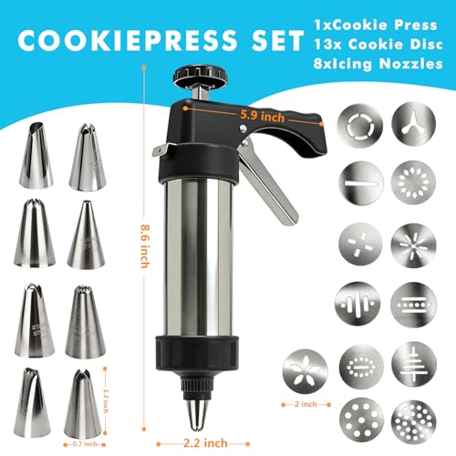 Stainless Steel Cookies Press