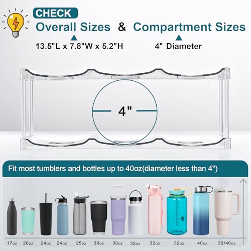 LARGER Compartment (4 Tier - Hold 12)