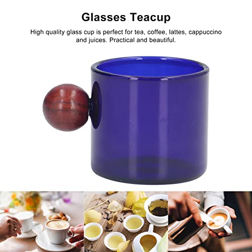 Glass Espresso Cups (Blue)