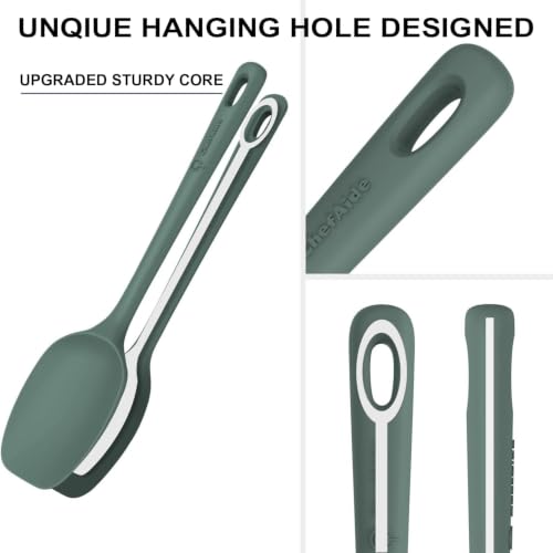 5 Pieces Silicone Spatulas Set (Dried Thyme / 5 pieces)